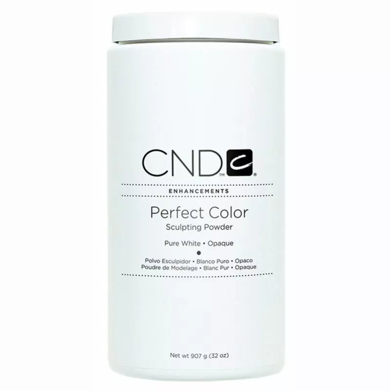 CND Acrylic Powder - Pure White Opaque 32oz