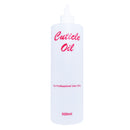 Empty Plastic Bottle Printed - Cuticle Oil 500ml