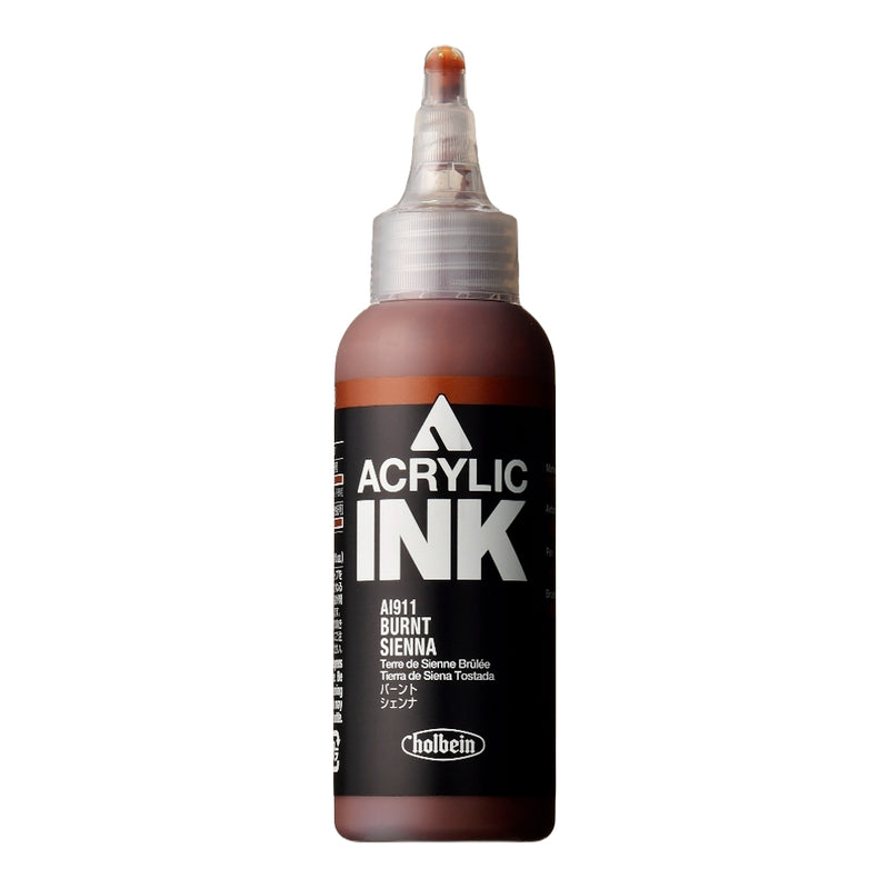 Holbein Acrylic Ink - Burnt Sienna 100ml