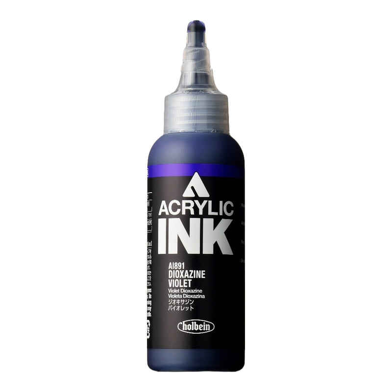 Holbein Acrylic Ink - Dioxazine Violet 100ml