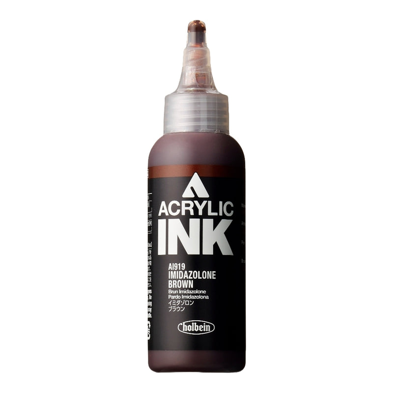 Holbein Acrylic Ink - Imidazolone Brown 100ml