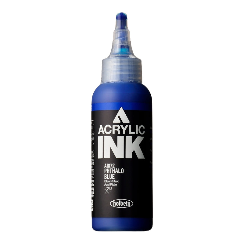 Holbein Acrylic Ink - Phthalo Blue 100ml