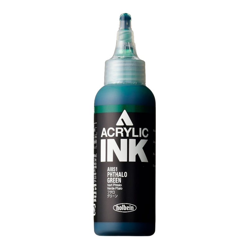 Holbein Acrylic Ink - Phthalo Green 100ml