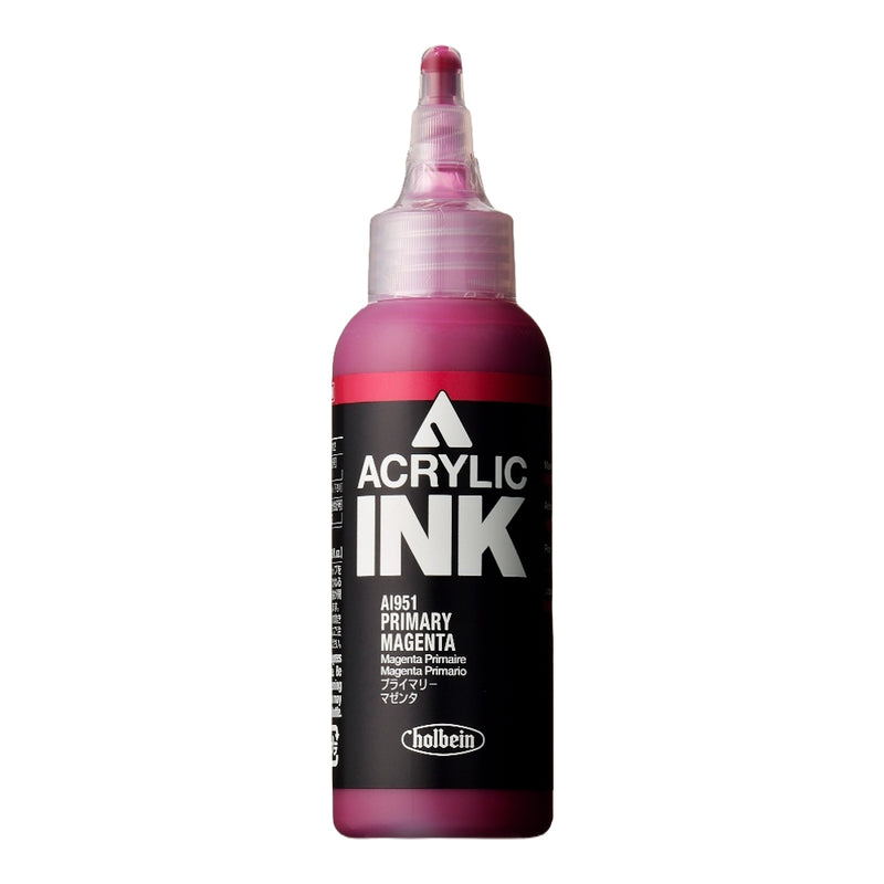 Holbein Acrylic Ink - Primary Magenta 100ml