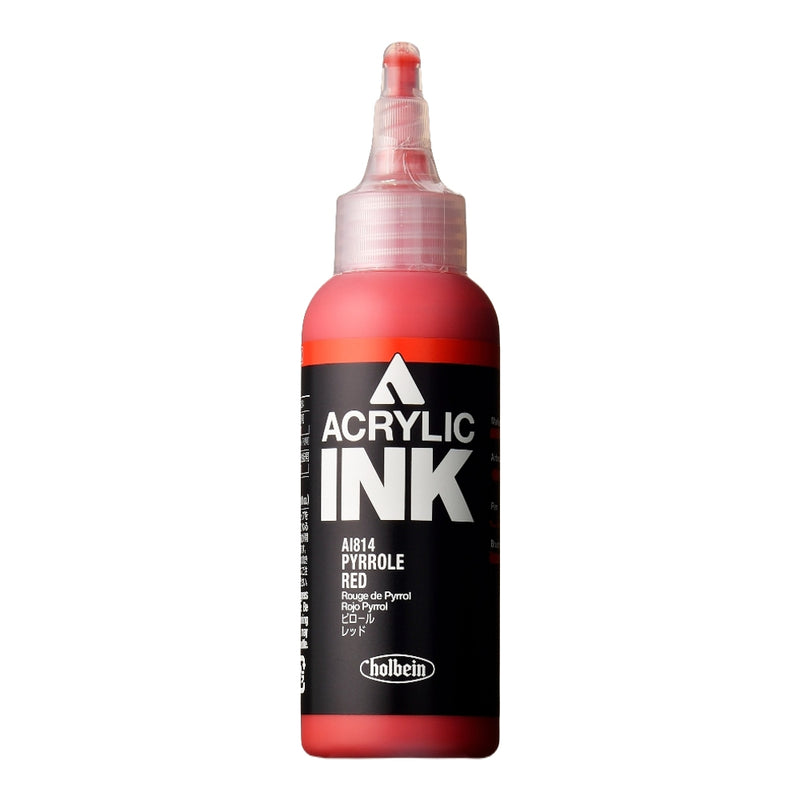 Holbein Acrylic Ink - Pyrrole Red 100ml