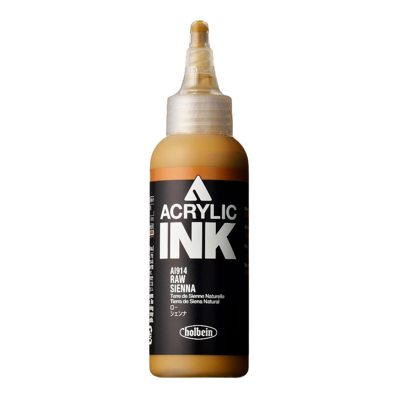 Holbein Acrylic Ink - Raw Sienna 100ml