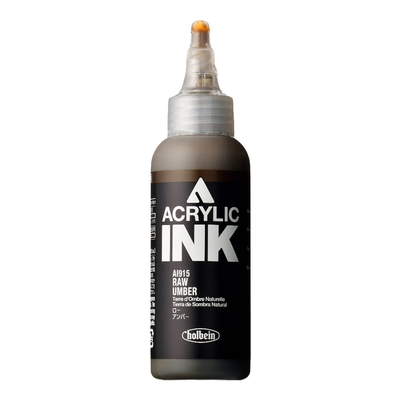 Holbein Acrylic Ink - Raw Umber 100ml