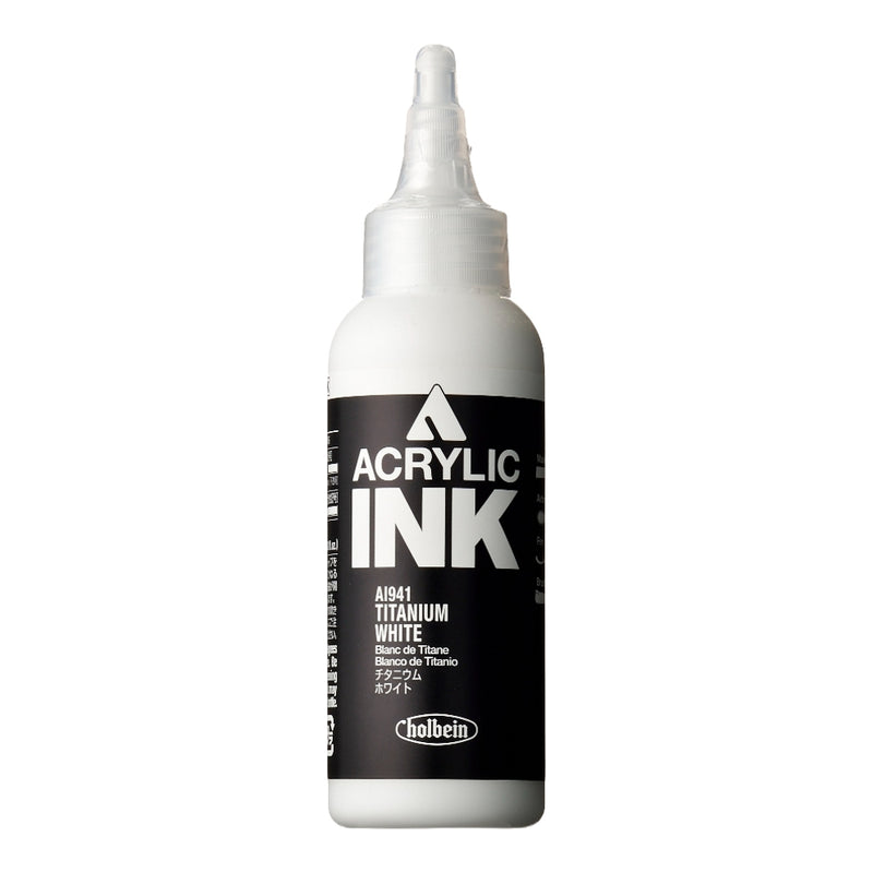 Holbein Acrylic Ink - Titanium White 100ml