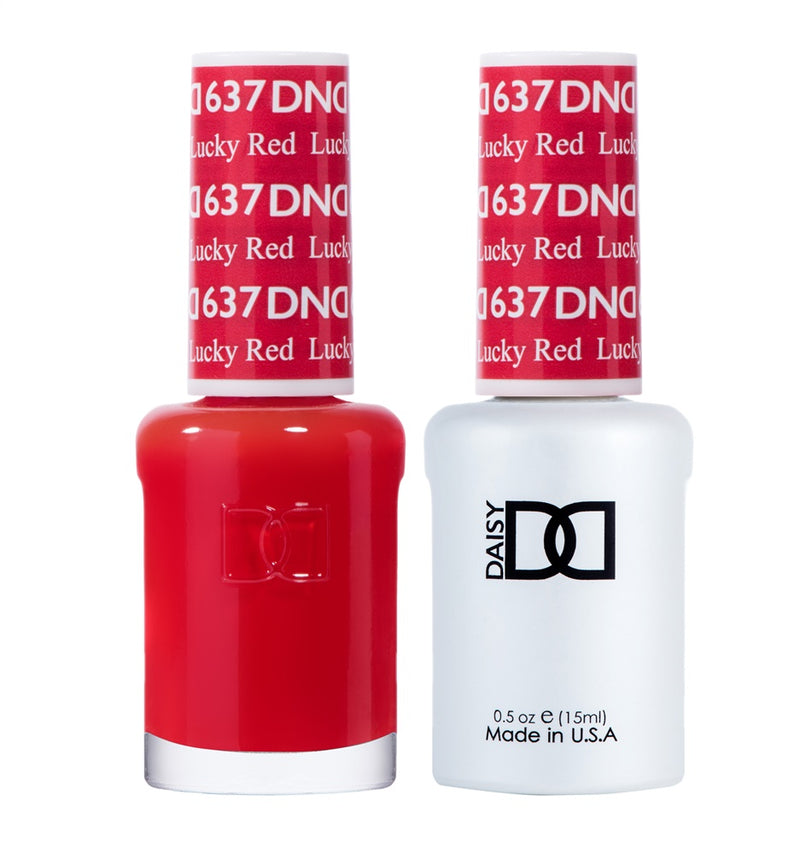 DND Gel Duo - Lucky Red (637)